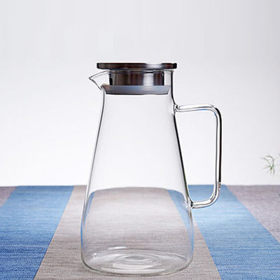 De vuurvaste Waterkruik van het het Glaswater van het Filterdeksel voor Partijen Gemakkelijk schoon te maken leverancier
