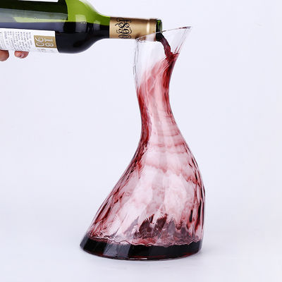 De aangepaste Met de hand gemaakte Karaffen van de Glasalcoholische drank, de Rode Wijnbeluchtingstoestel van Lightweght leverancier