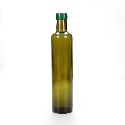 De vierkante Donkergroene Amberfles van de GlasOlijfolie voor Verpakkings Tafelolie leverancier