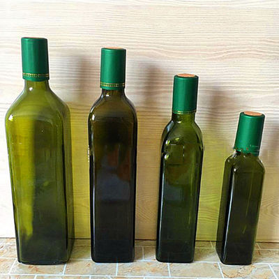 Flessen van de keuken de Buitensporige Olijfolie, de Fles van de Tafelolienevel met Metaaldeksel leverancier