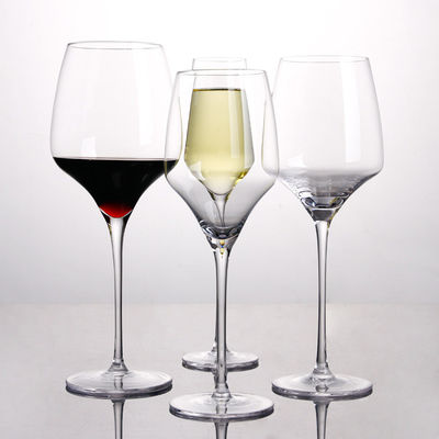De Wijnglas van de hellingsindustrieën 450ml, de Unieke Gevormde Glazen van Kristalchampagne leverancier