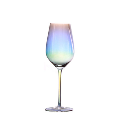 Het gegalvaniseerde Glas van de Regenboogwijn, Transparante van het de Wijnglas van Bourgondië de Karafreeks leverancier