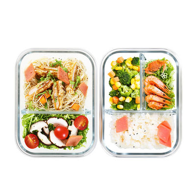 Het Voedselcontainer van het maaltijd Prep BPA Vrije 960ml Borosilicate Glas leverancier