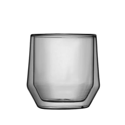 Dubbel van de het Glaskoffie van Muurthermosflessen van de Kophand Geblazen Borosilicate het Glasmateriaal leverancier