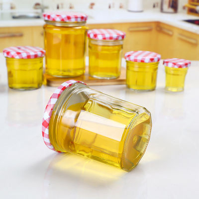 Het Vacuüm van de het Glasjampot van het klantenontwerp voor Gevormde het Dekselronde van de Honingsschroef leverancier