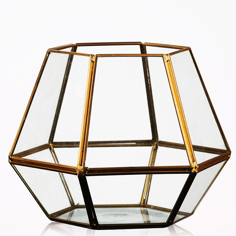 De moderne van het Glashomeware Geometrische Terrarium DIY van het Tafelbladdecor Vaas van de de Bloemvertoning leverancier